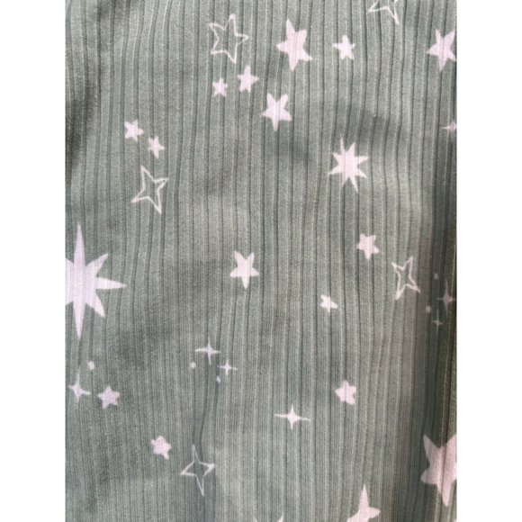 Girls Little Sis Bliss Green Star Print LS tee Size 6Y lightweight - Picture 5 of 5